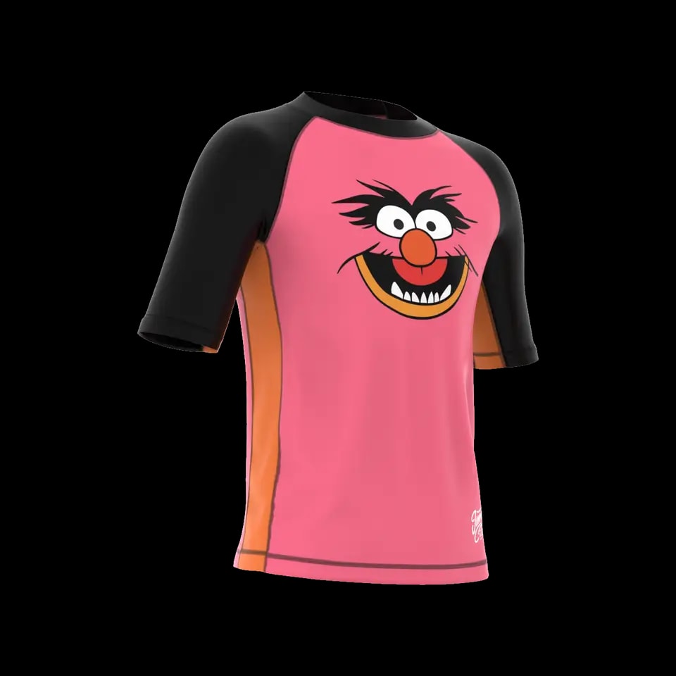 Pink Monster Kids Short Sleeve - Thumbnail 2